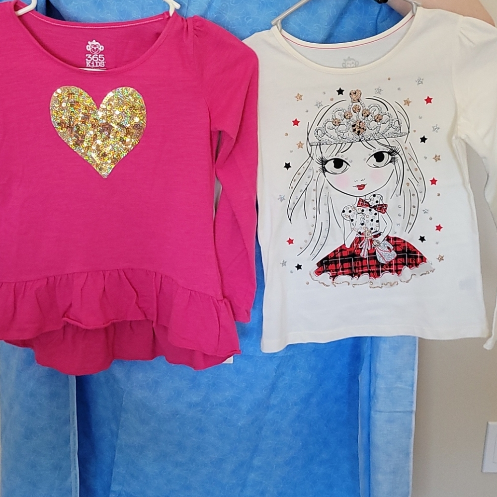 Circa and 365 long sleeve shirts girls size 7